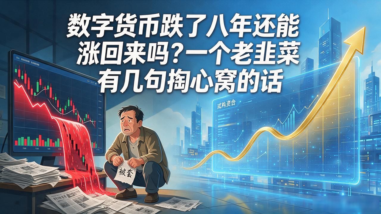 数字货币跌了八年还能涨回来吗？一个老韭菜有几句掏心窝的话