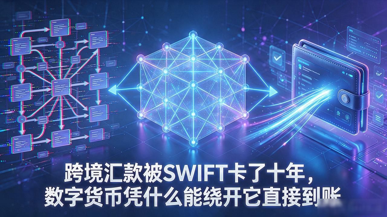跨境汇款被SWIFT卡了十年,数字货币凭什么能绕开它直接到账