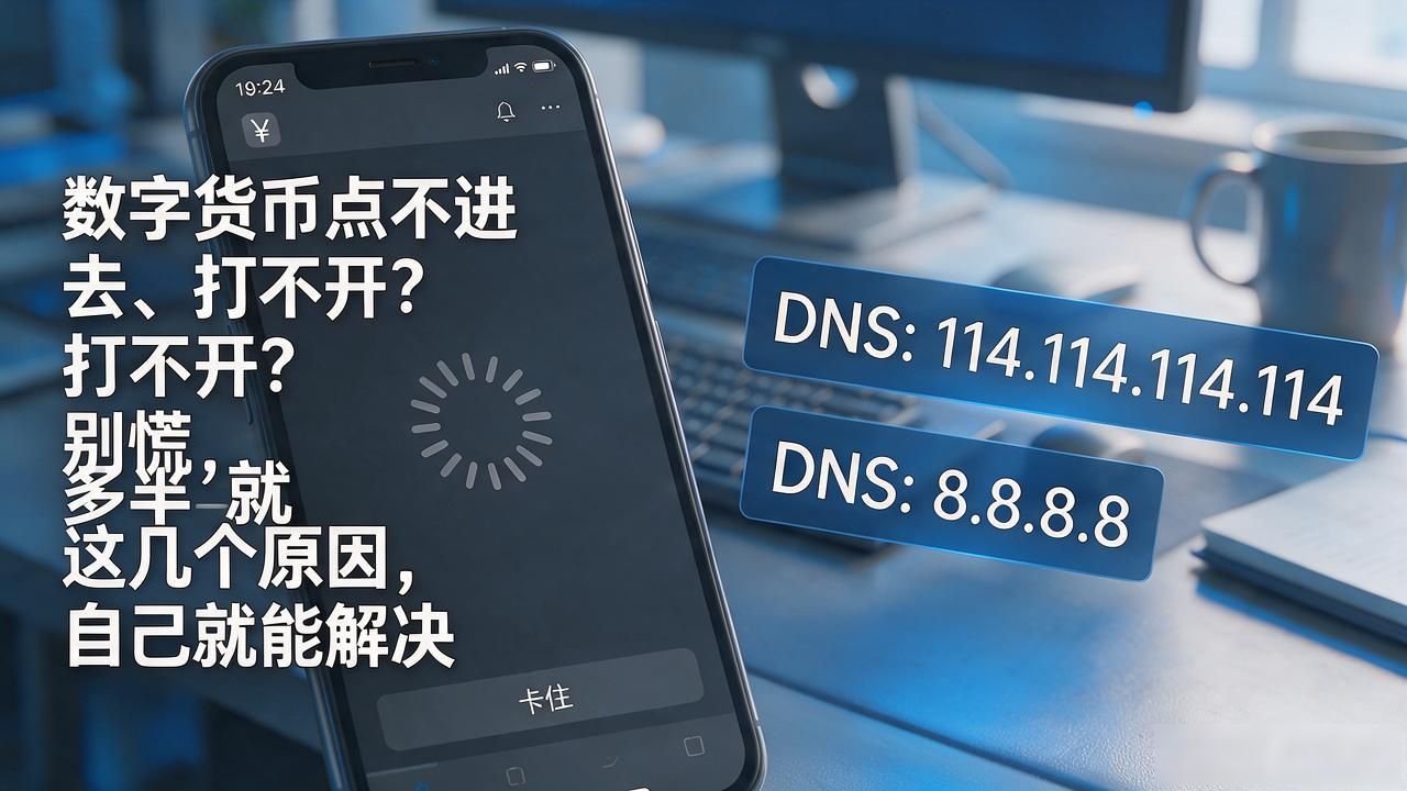 数字货币点不进去、打不开？别慌，多半就这几个原因，自己就能解决