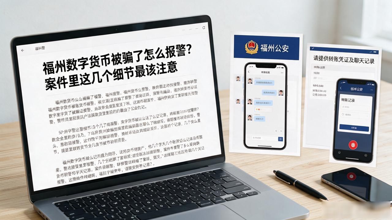 福州数字货币被骗了怎么报警？案件里这几个细节最该注意