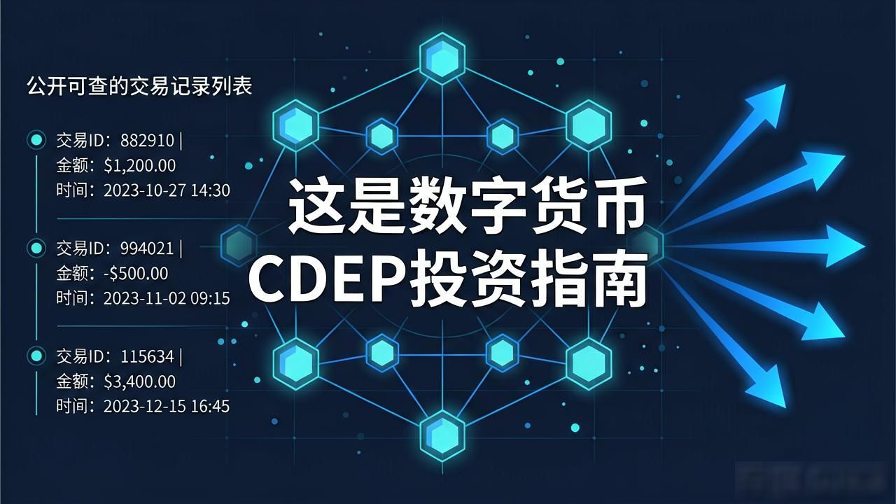 这是数字货币CDEP投资指南