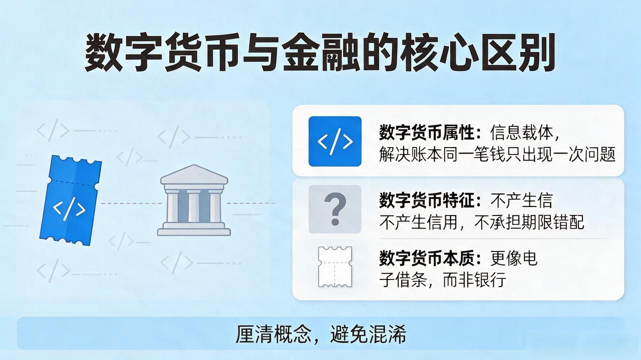 数字货币和金融到底有啥区别?别再混为一谈了
