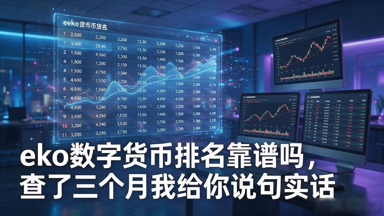 eko数字货币排名靠谱吗，查了三个月我给你说句实话