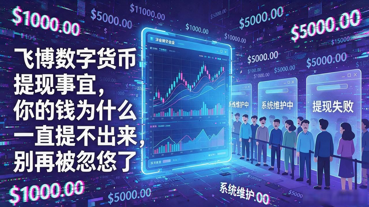 飞博数字货币提现事宜，你的钱为什么一直提不出来，别再被忽悠了