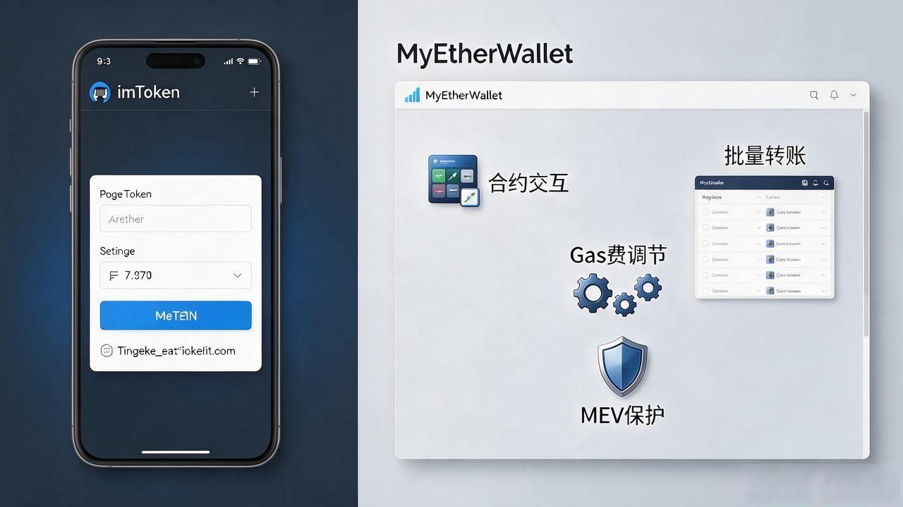 imtoken myetherwallet imToken和MyEtherWallet怎么选？移动端对网页端钱包