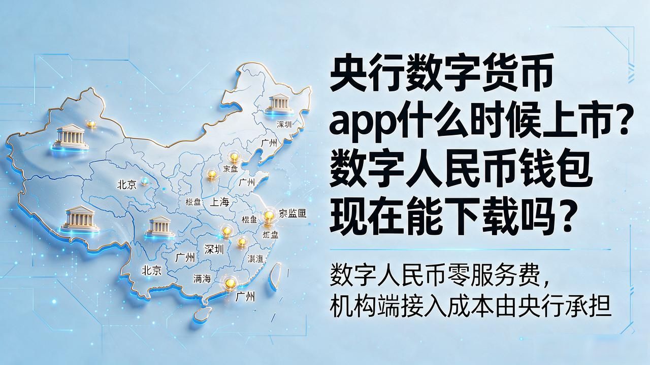 央行数字货币app什么时候上市？数字人民币钱包现在能下载吗