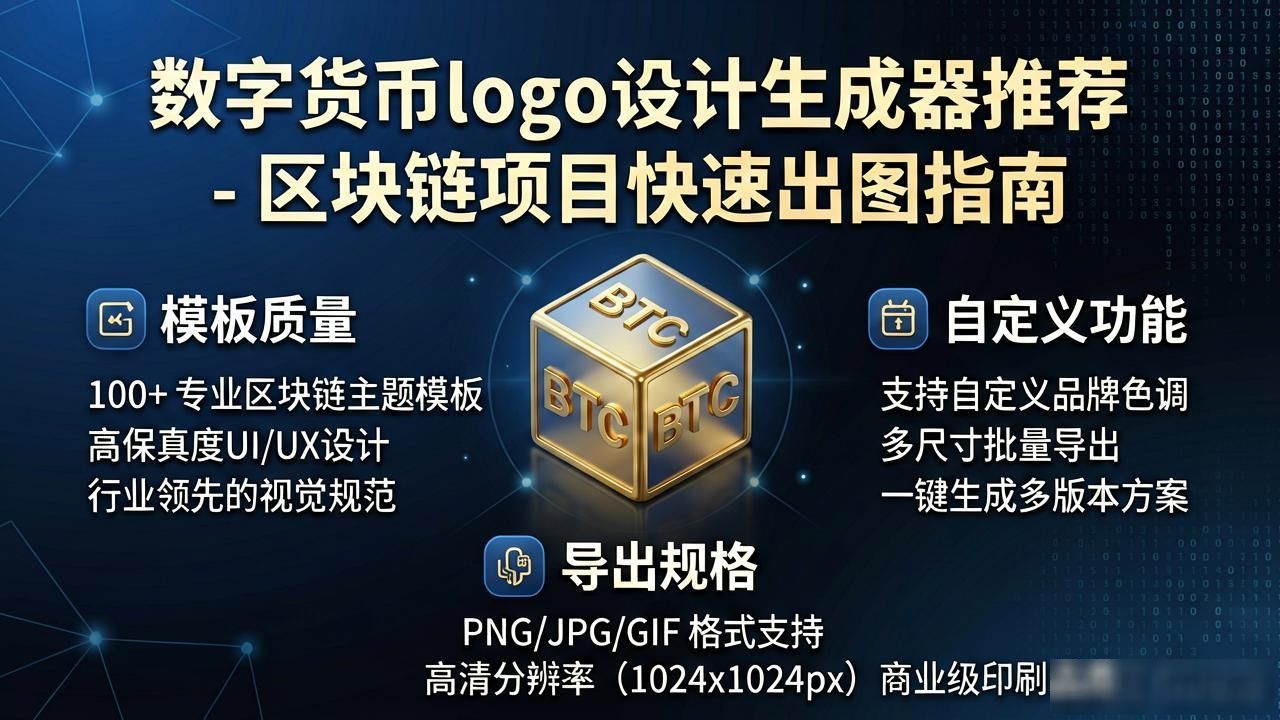 数字货币logo设计生成器推荐 - 区块链项目快速出图指南