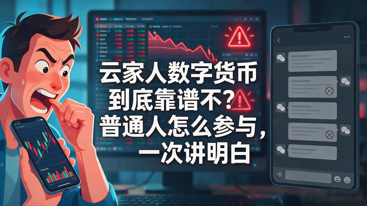 云家人数字货币到底靠谱不？普通人怎么参与，一次讲明白