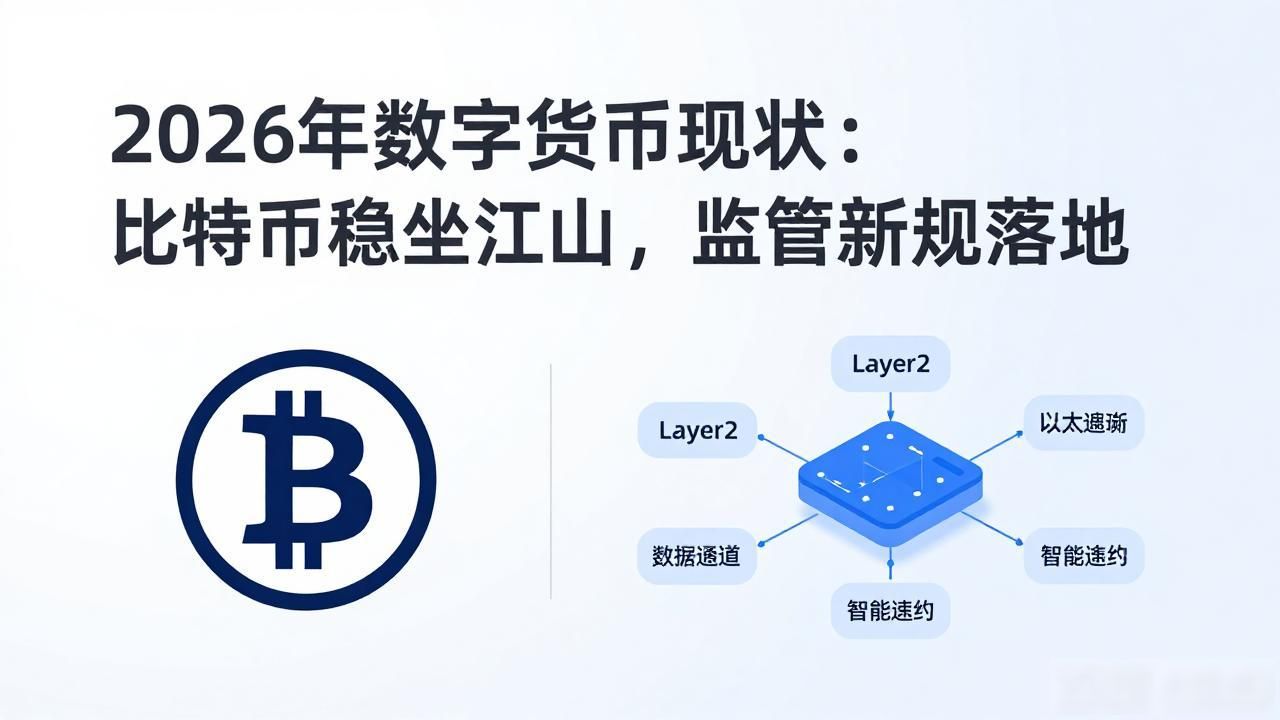 2026年数字货币现状:比特币稳坐江山,监管新规落地