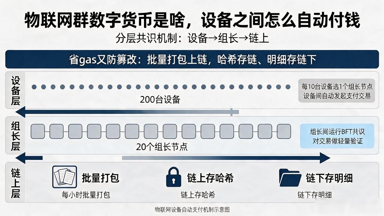 物联网群数字货币是啥，设备之间怎么自动付钱
