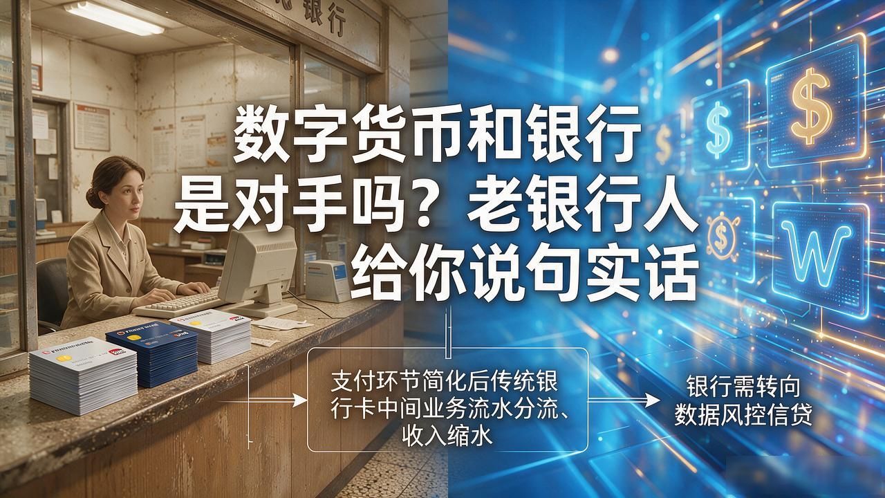 数字货币和银行是对手吗？老银行人给你说句实话