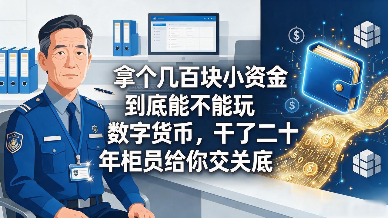 拿个几百块小资金到底能不能玩数字货币，干了二十年柜员给你交个底