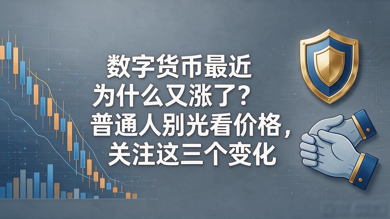 数字货币最近为什么又涨了？普通人别光看价格，关注这三个变化