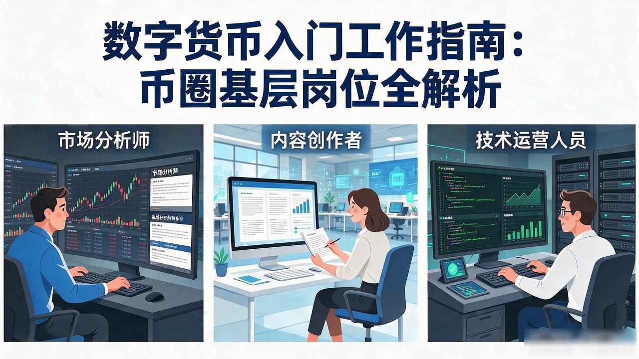 数字货币入门工作指南:币圈基层岗位全解析
