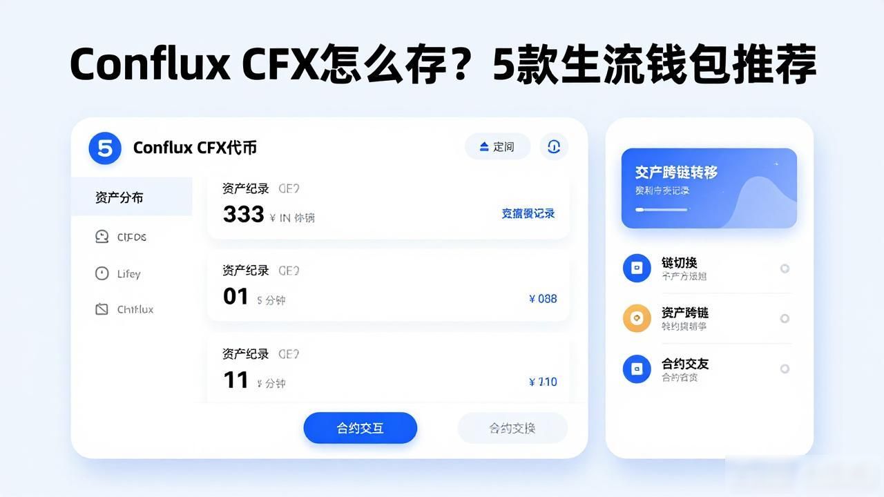 哪些数字货币钱包里有cfx_CFX存放哪个钱包好 Conflux官方钱包使用体验 TokenPocket添加CFX方法