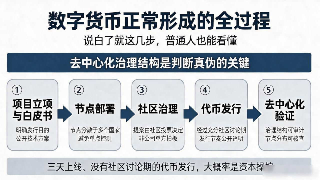 数字货币正常形成的全过程，说白了就这几步，普通人也能看懂