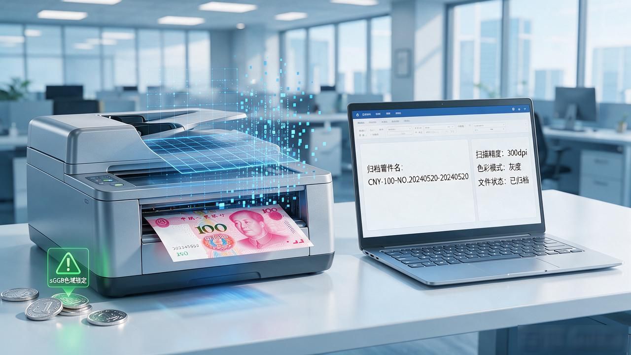 货币图片怎么改成数字格式？纸币硬币怎么扫描转成可编辑电子文件