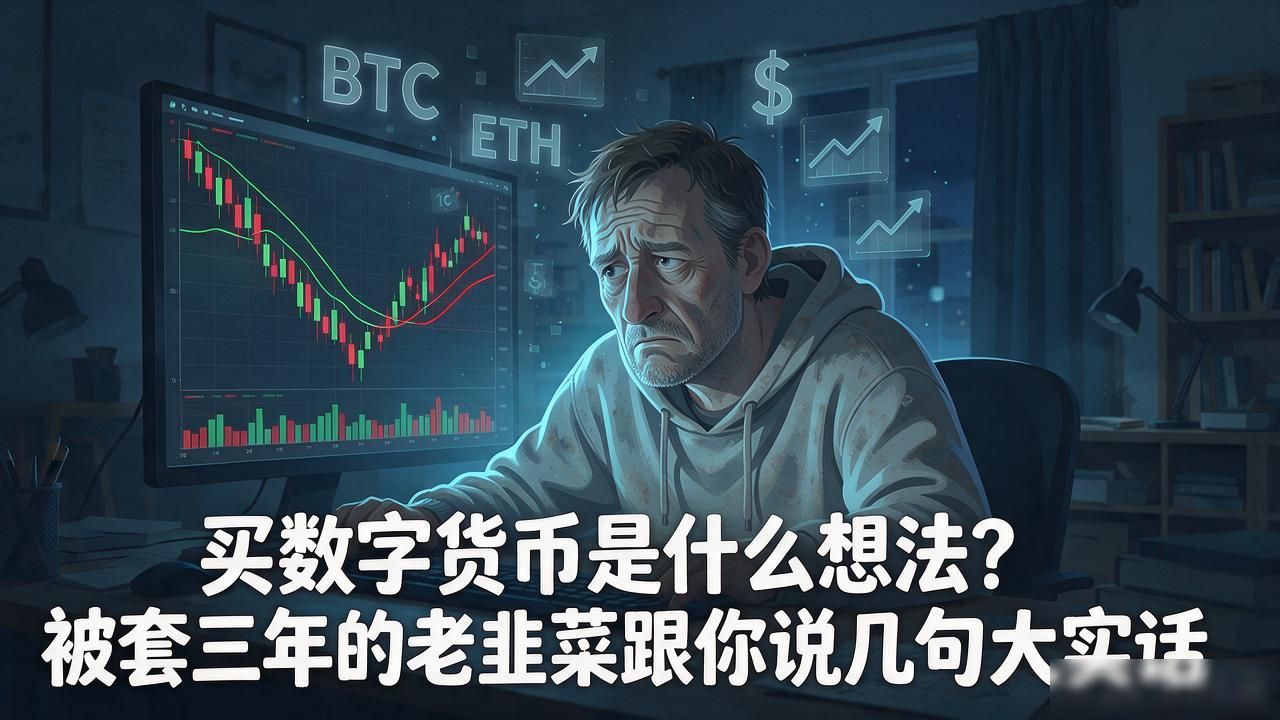 买数字货币是什么想法？被套三年的老韭菜跟你说几句大实话