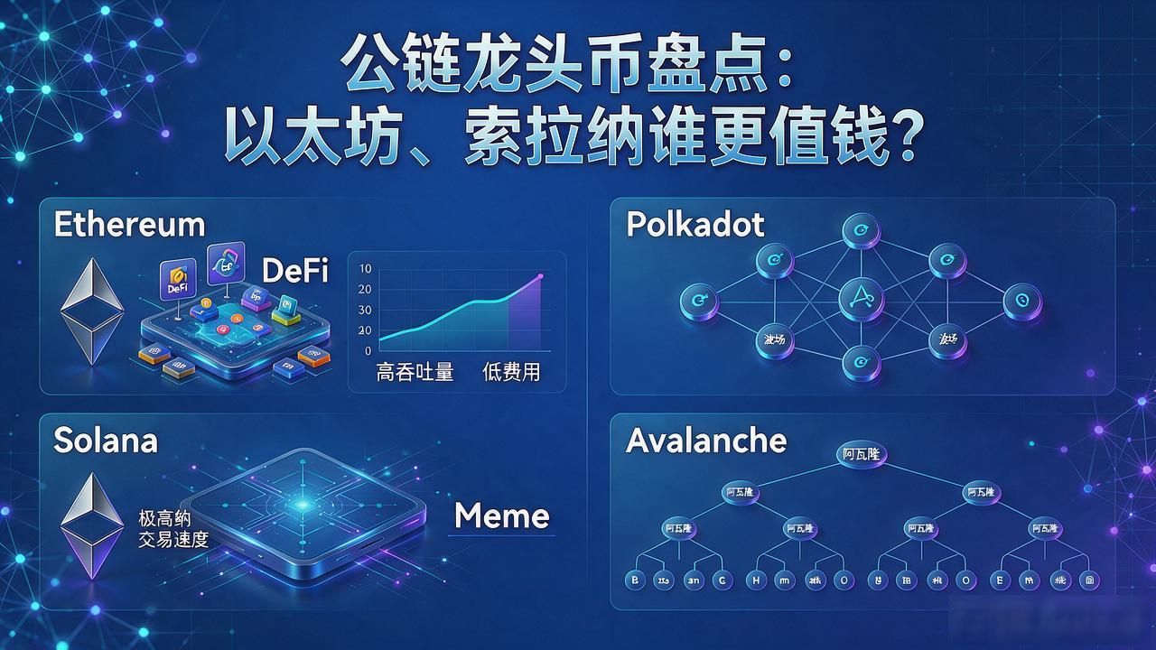 公链龙头币盘点：以太坊、索拉纳谁更值钱？