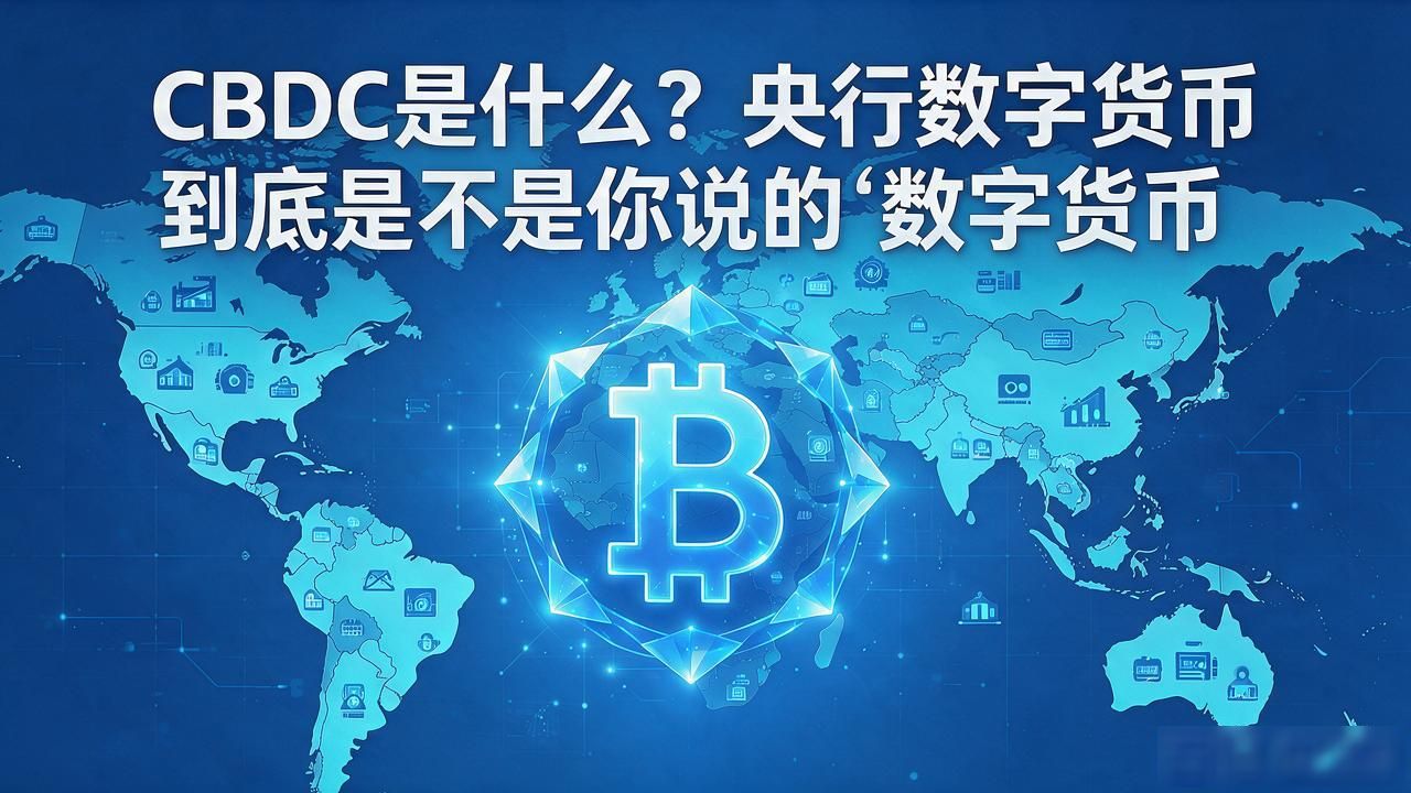 CBDC是什么？央行数字货币到底是不是你说的"数字货币"