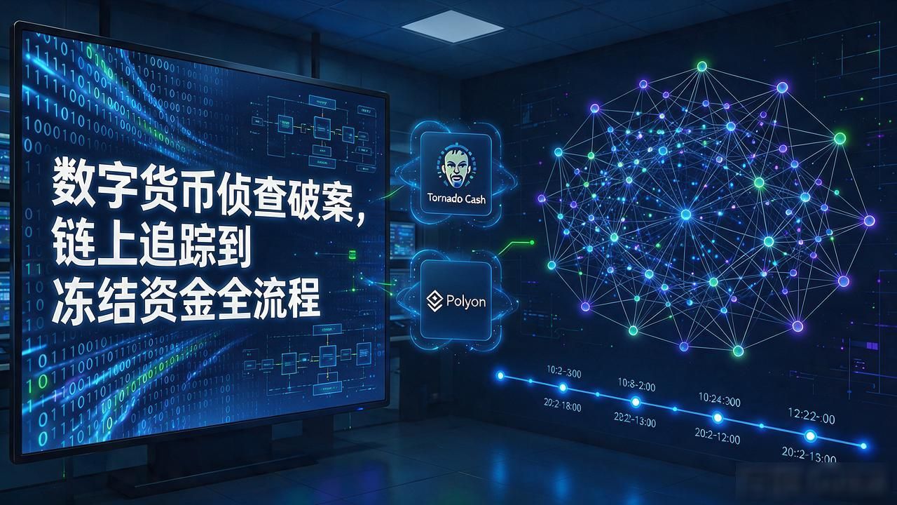 数字货币侦查破案，链上追踪到冻结资金全流程
