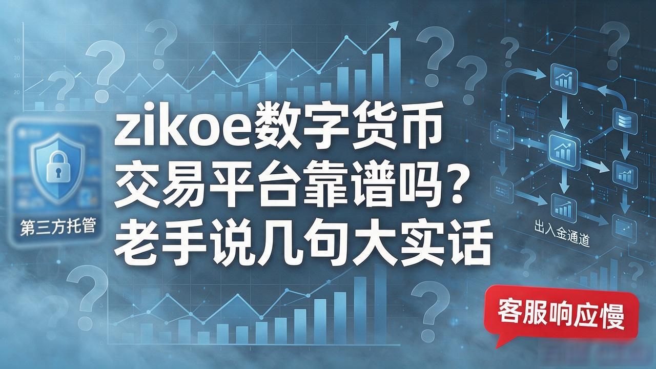 zikoe数字货币交易平台靠谱吗？老手说几句大实话