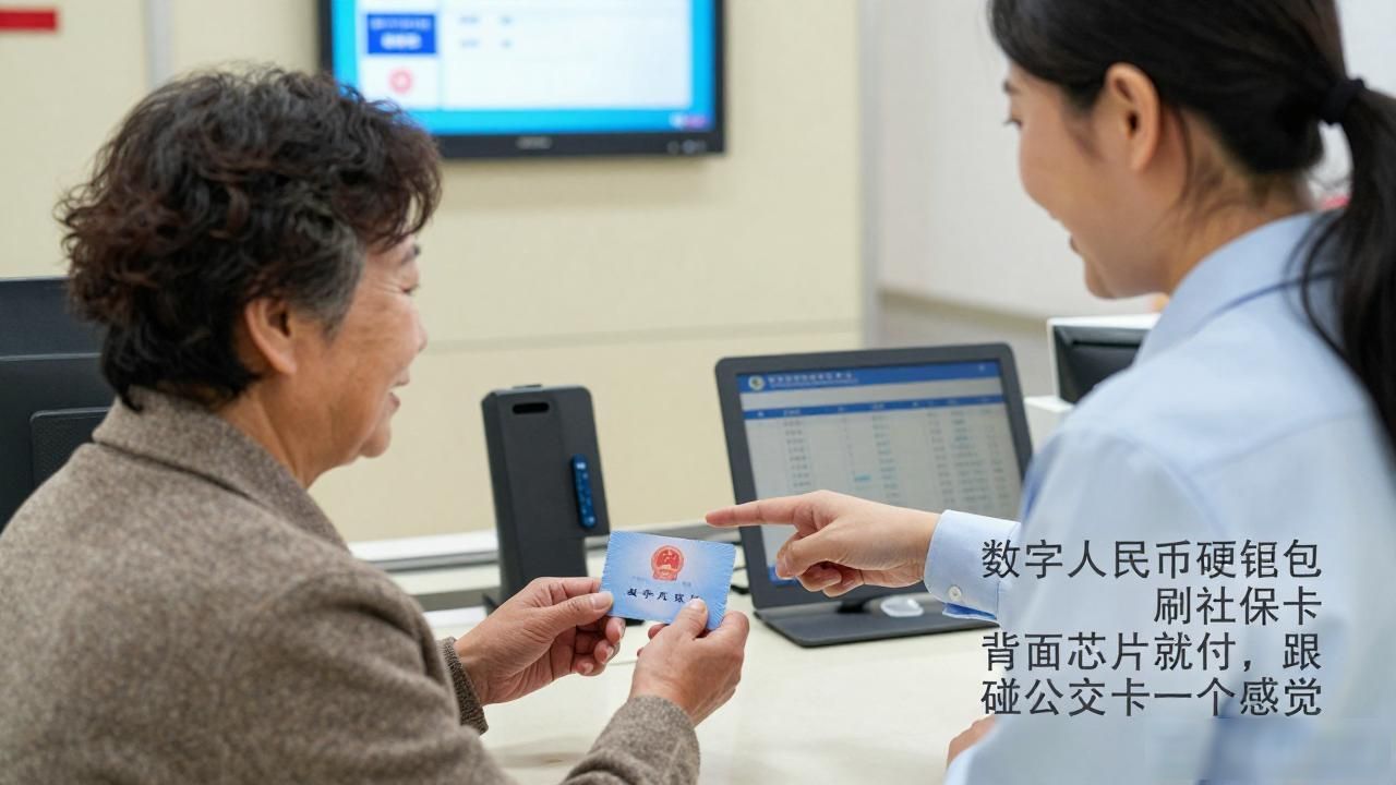 数字货币能不能绑定社保卡？去银行柜台问清楚了，答案很简单