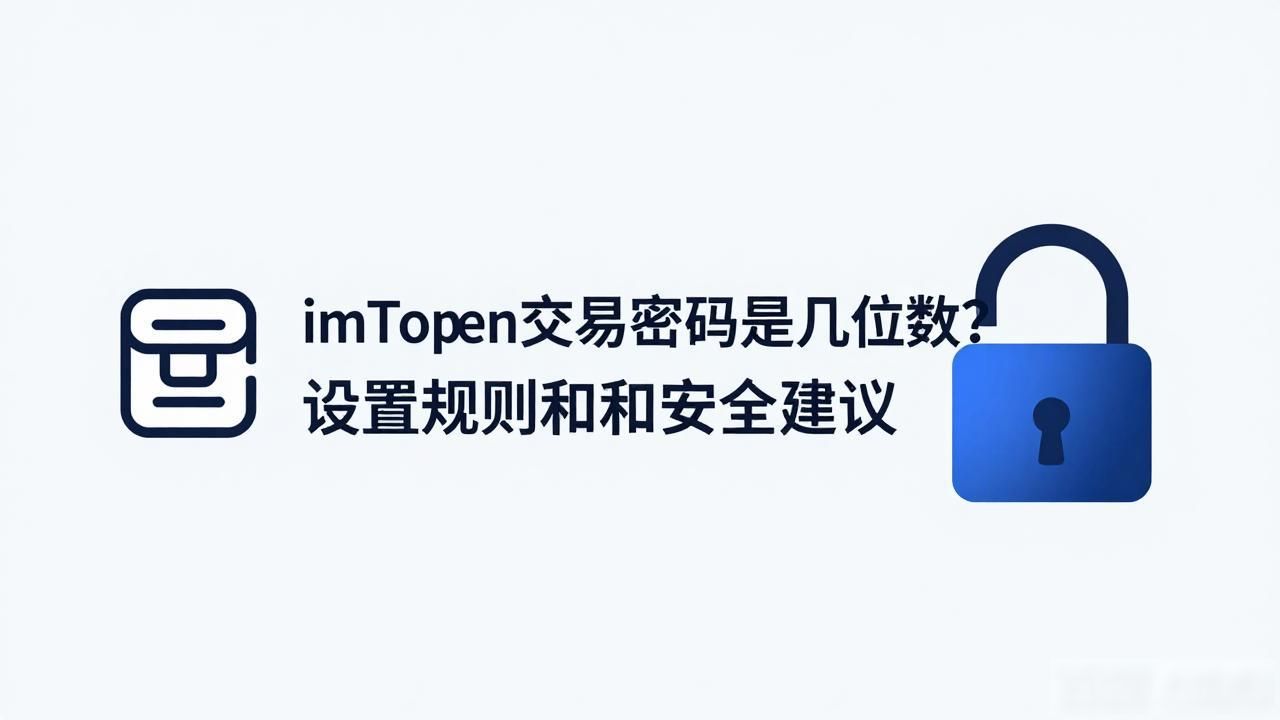 imToken交易密码是几位数？设置规则和安全建议
