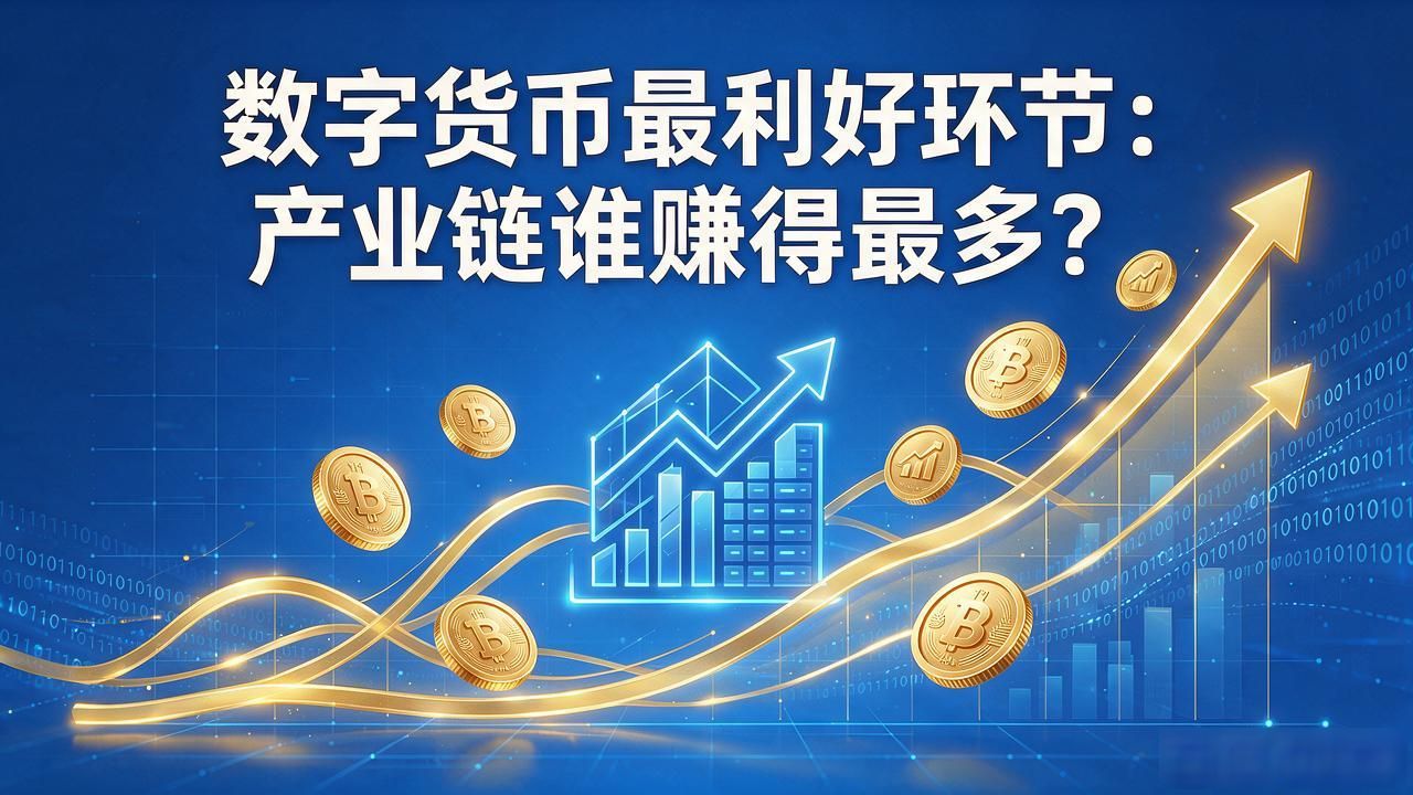 数字货币最利好环节：产业链谁赚得最多？
