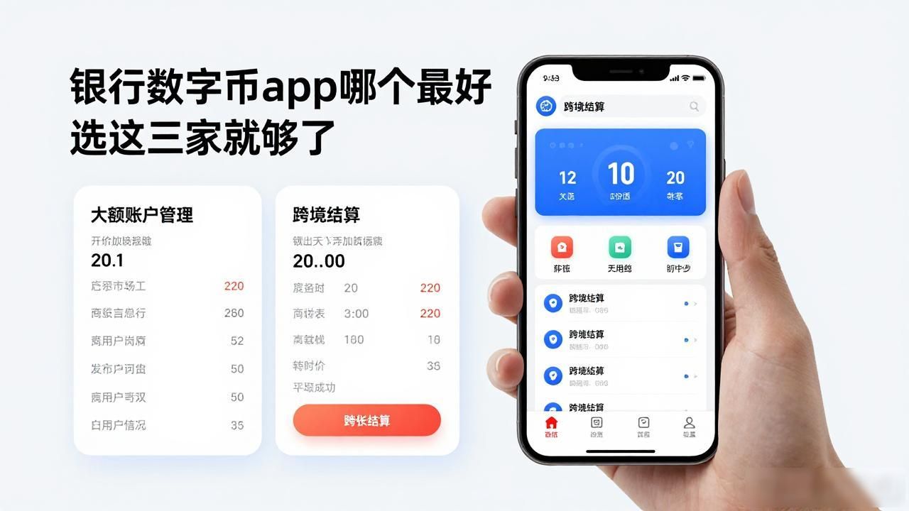 银行数字货币app哪个最好 选这三家就够了