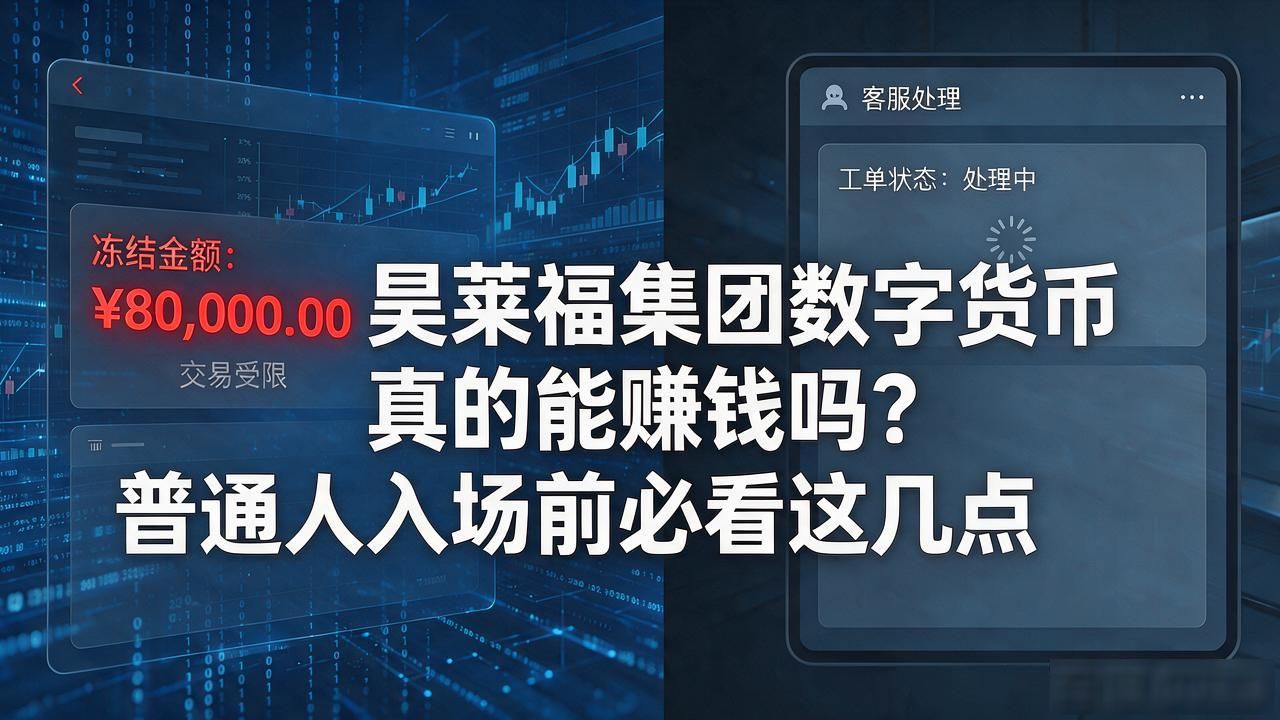 昊莱福集团数字货币真的能赚钱吗？普通人入场前必看这几点