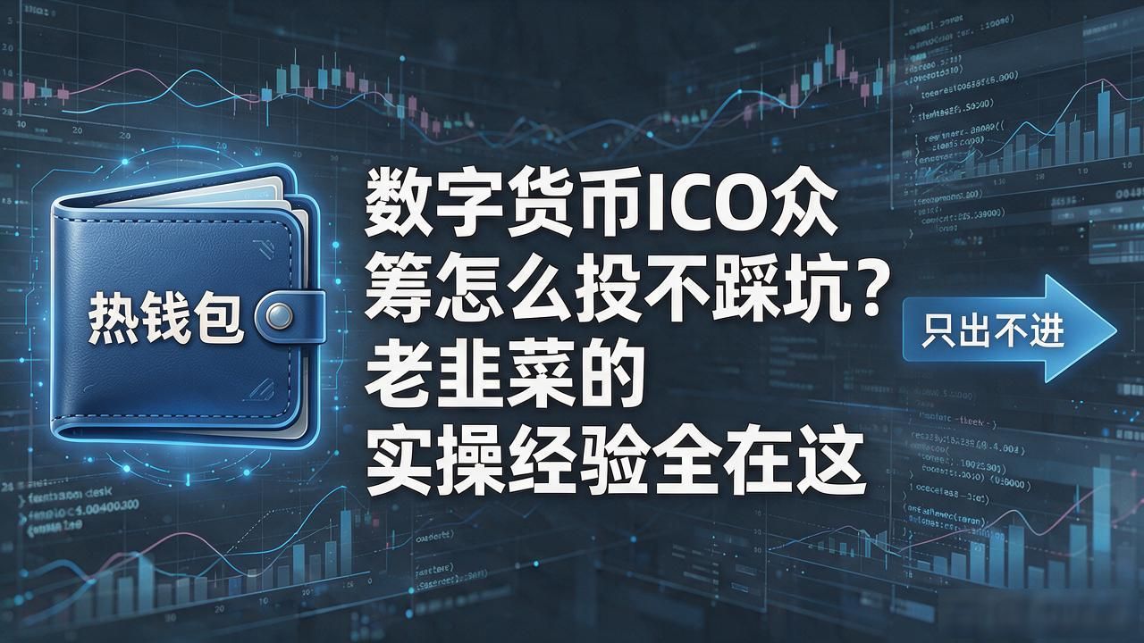 数字货币ICO众筹怎么投不踩坑?老韭菜的实操经验全在这