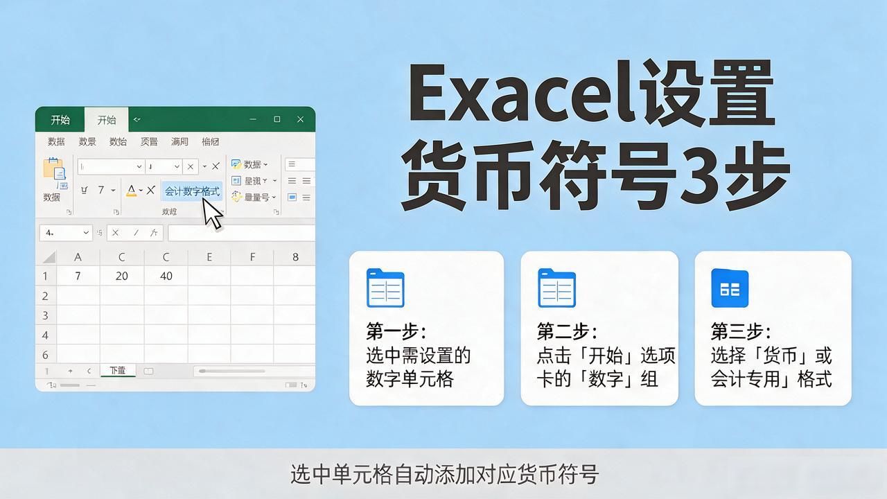 财务报表格式设置技巧_excel数字输入设置货币符号_Excel设置货币符号