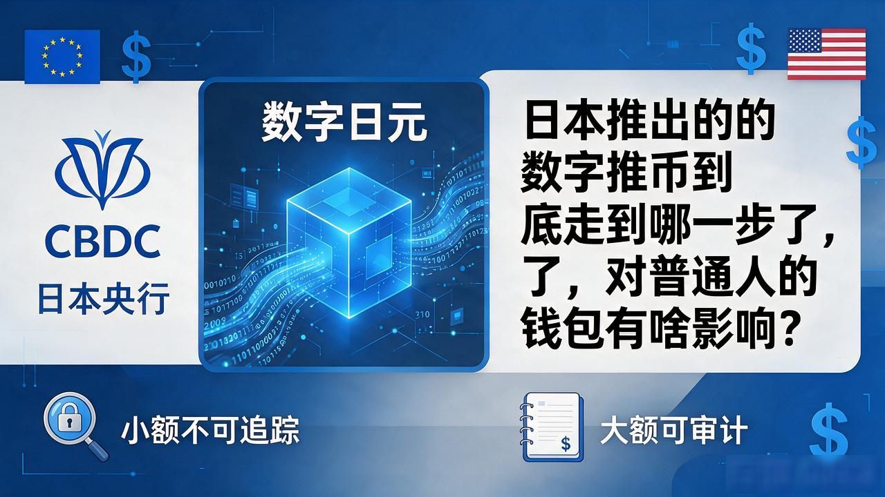 日本推出的数字货币到底走到哪一步了，对普通人的钱包有啥影响