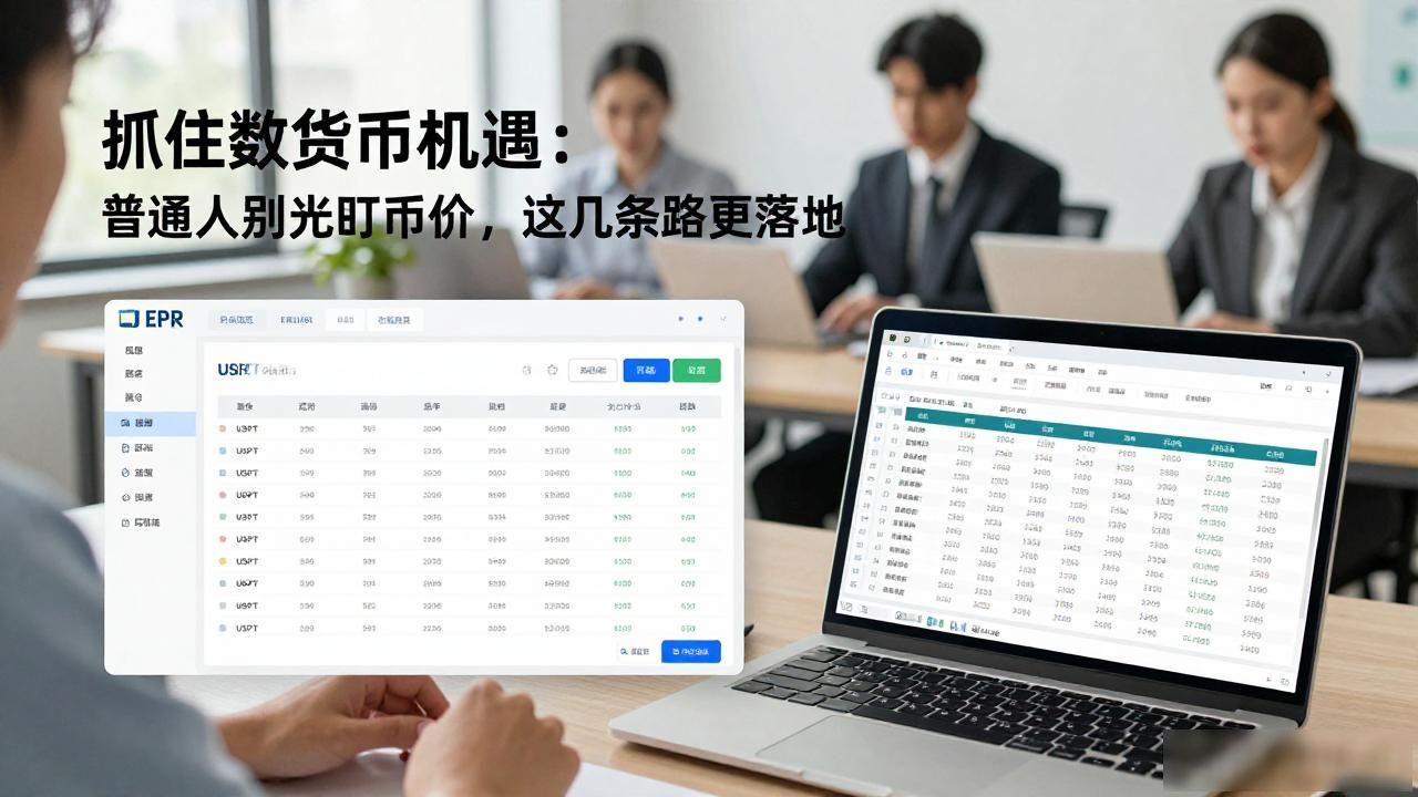抓住数字货币机遇：普通人别光盯币价，这几条路更落地