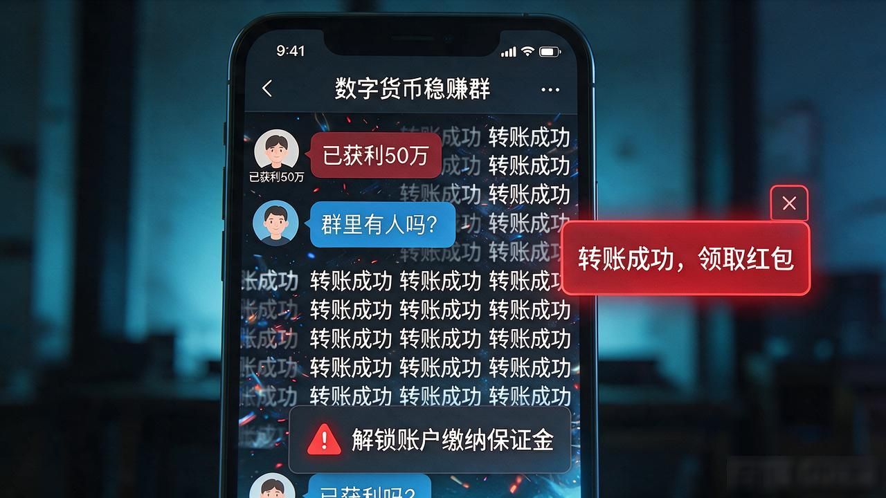 赣州人注意:数字货币"稳赚"群里,你爸妈转的那个APP多半是骗局
