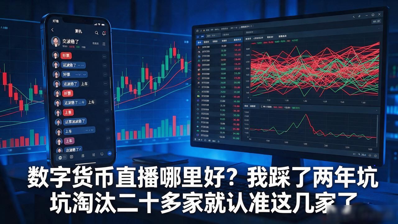数字货币直播哪里好?我踩了两年坑淘汰二十多家就认准这几家了